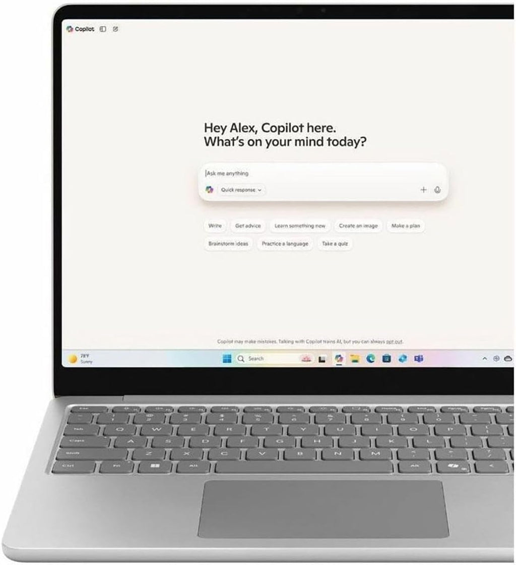 Microsoft Surface Laptop for Business (2025), Windows 11 Pro, Copilot+ PC, 13' Touchscreen Display, Snapdragon X Plus, 16GB RAM, 256 GB SSD Storage, Platinum
