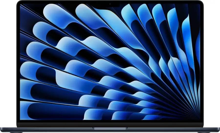Apple 2024 MacBook Air with M3 Chip (15-Inch, 8GB RAM, 256GB SSD Storage) Midnight (Renewed Premium)