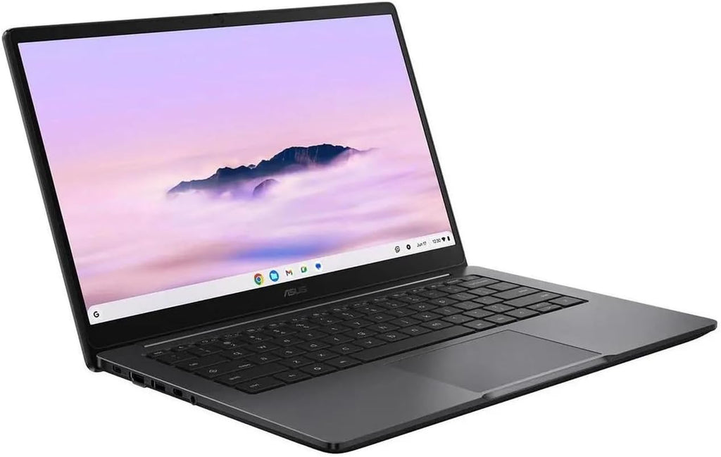 ASUS Chromebook Plus CX 14' FHD Touchscreen Laptop with Google AI|Intel Core 3 N355 Processor|Intel UHD Graphics|Gray| 8GB RAM DDR5 | 256GB SSD | Chrome OS | Bundle with Wireless Mouse