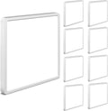 8Pack 12inch Square White 3200LM LED Flush Mount Ceiling Light,28W White 6000K Slim Surface Mount Ceiling Light Fixture for Kitchen Bedroom Living Room