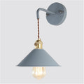 Nordic Wall Sconce Lamps - Macaron E26 Edison Copper Wall Mounted Lighting Fixture, Frosted Paint Body for Bedside & Bathroom Vanity Lights