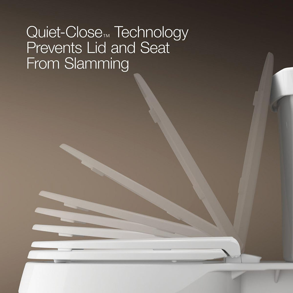 KOHLER CACHET® Nightlight Soft Close Toilet Seat Elongated, ReadyLatch®, Grip-Tight Hardware, Dune (Pack of 2)