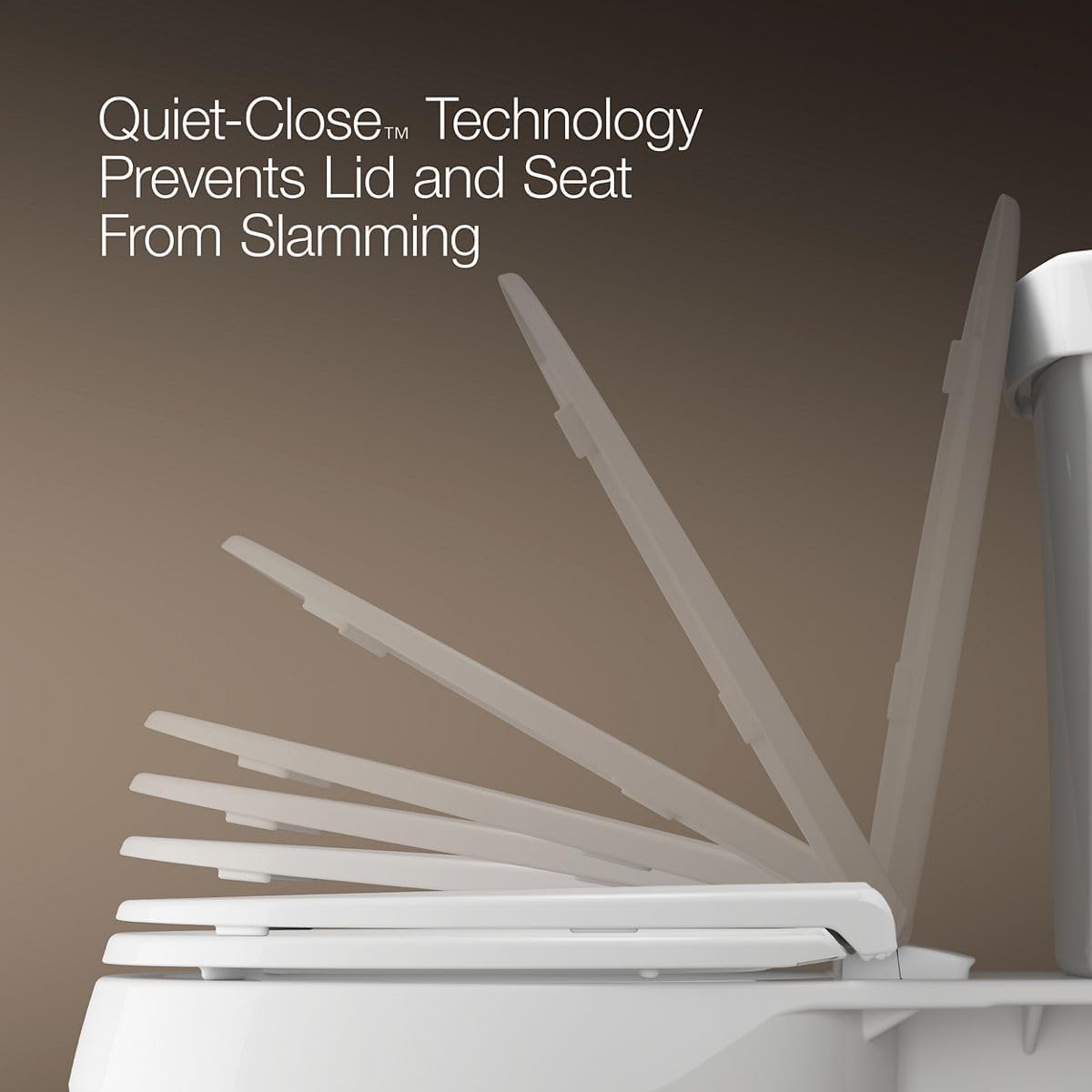 KOHLER CACHET® Nightlight Soft Close Toilet Seat Elongated, ReadyLatch®, Grip-Tight Hardware, Dune (Pack of 2)