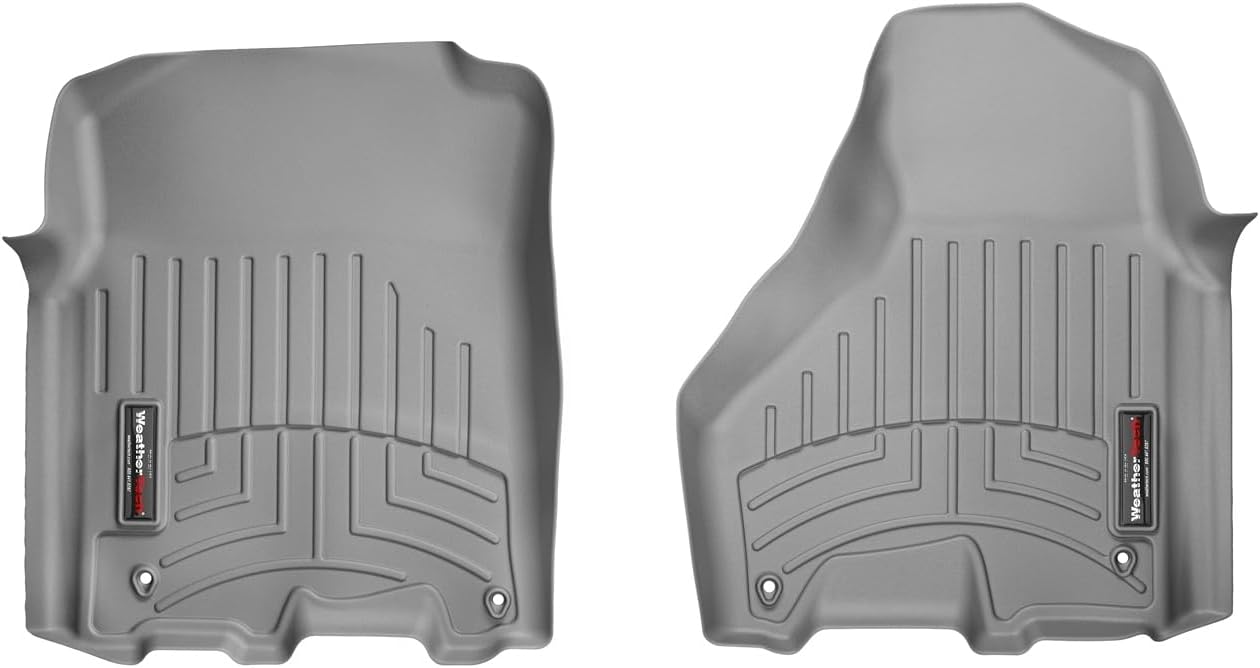 WeatherTech Custom Fit FloorLiners for RAM Ram 1500, Ram 1500, Ram 1500 Classic - 1st Row (464781), Grey