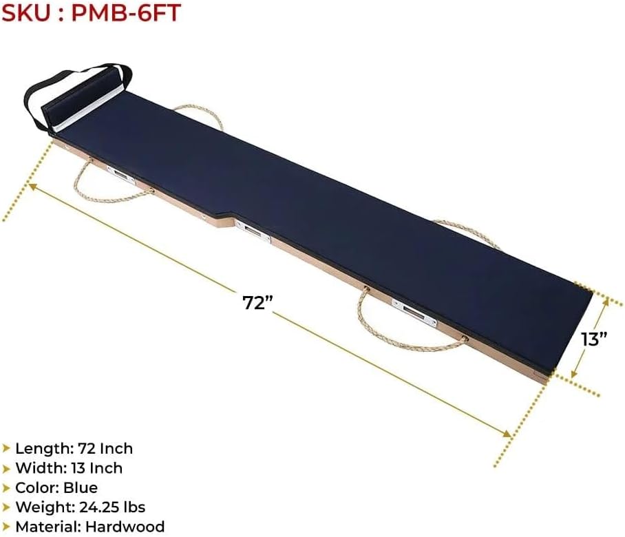 Mytee Products Piano Moving Kit – Includes 2' x28' Cotton Webbing Strap with Roller Buckle 1,320 lbs BS & 6 Ft Skid Safety Board Pad – Professional Equipment for Moving Pianos, Furniture