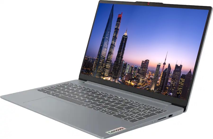 Lenovo IdeaPad Slim 3, 15.6' FHD Touchscreen Business Laptop Computer, 16GB RAM 1TB Storage (512GB SSD+512GB Docking Station), AMD Ryzen 7 5825U (8-Core), Windows 11, SageNova Earphones, Grey