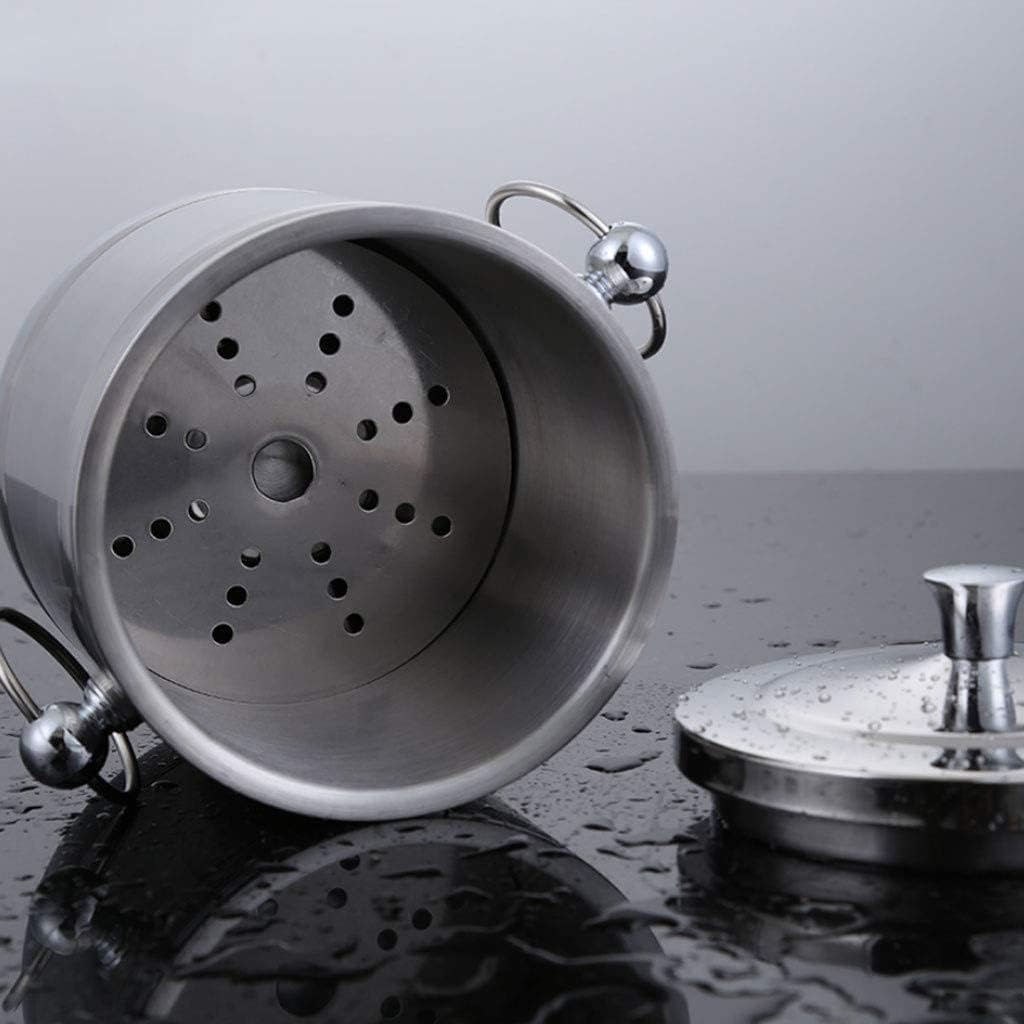 Wine Bucket Ice Tub Stainless Steel Ice Bucket with Lid Wine Bar Cooler Club Container Tools Barware Keg Champagne Cooler Bucket Champagne