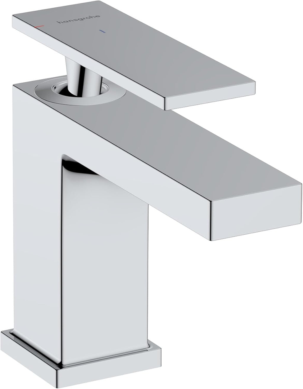 hansgrohe Tecturis E -Handle -Hole 5-inch Tall Bathroom Sink Faucet in Chrome, 73002001