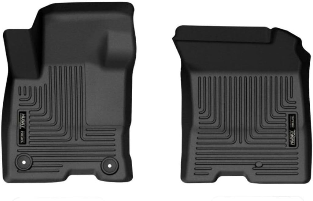 Husky Liners X-act Contour Floor Mats | Fits 2022-2026 Ford Maverick (Hybrid Models Only) | Front Row, 2-pc Black - 51451