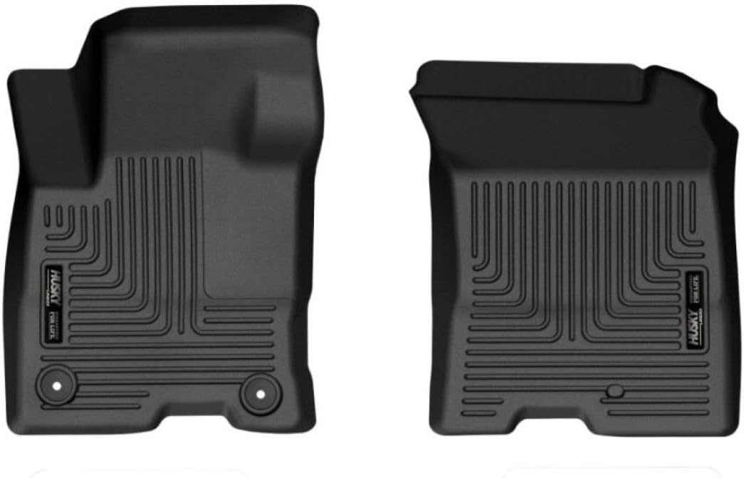Husky Liners X-act Contour Floor Mats | Fits 2022-2026 Ford Maverick (Hybrid Models Only) | Front Row, 2-pc Black - 51451