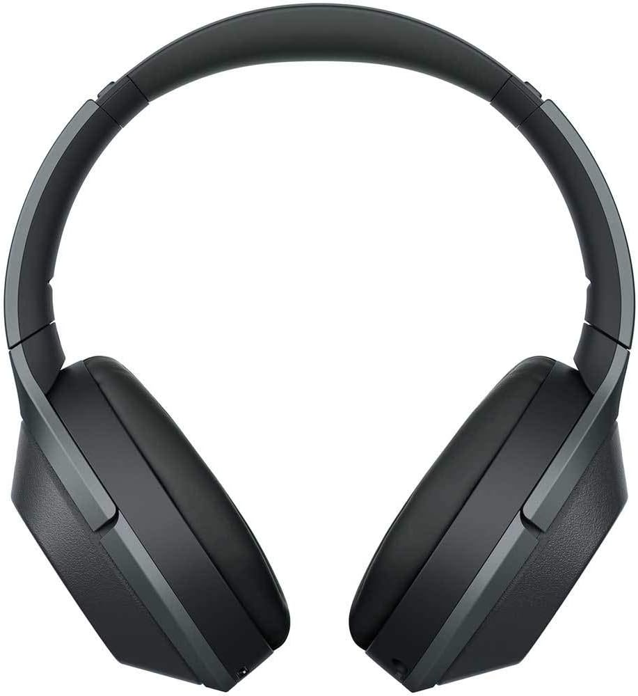 Sony Noise Cancelling Headphones WH1000XM2: Over Ear Wireless Bluetooth Headphones with Microphone - Hi Res Audio and Active Sound Cancellation - Black (2017 model)