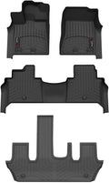 WeatherTech Custom Fit FloorLiners for Infiniti QX80, Armada, Full Set (441905-1-2-3), Black