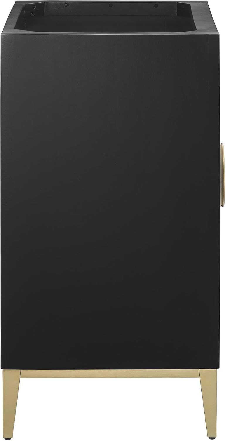 Modway Beau 24 Inch Single Bathroom Vanity in Black