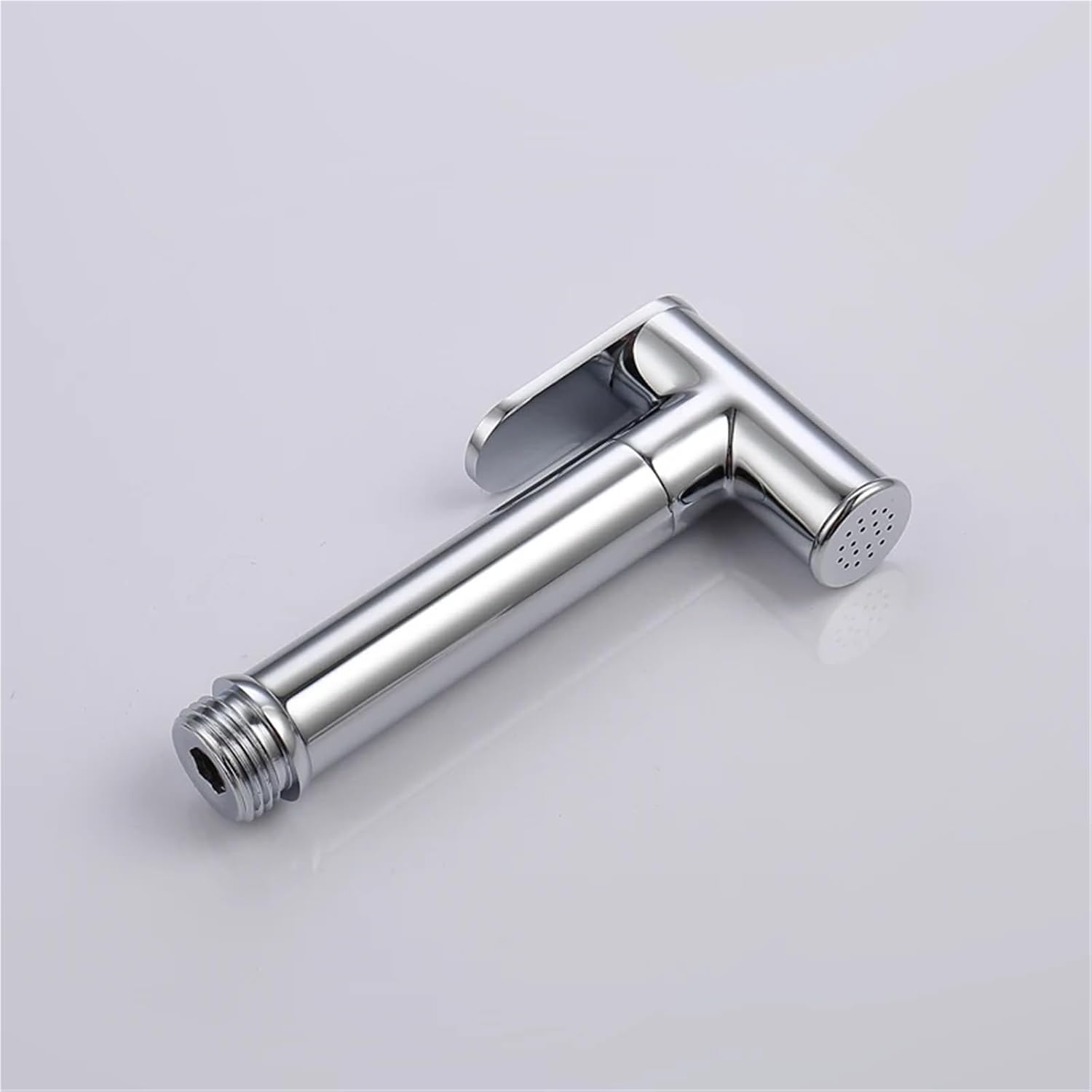 Bidet Cleaning Sprayer Set Solid Brass Valve and Body and Toilet Fixture Bathroom Hot and Cold with Hose-Body Only