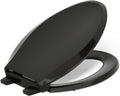 KOHLER CACHET® Nightlight Soft Close Toilet Seat Elongated, ReadyLatch®, Grip-Tight Hardware, Black