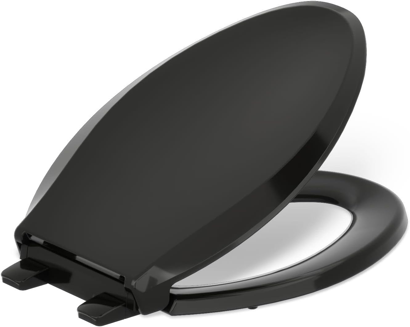 KOHLER CACHET® Nightlight Soft Close Toilet Seat Elongated, ReadyLatch®, Grip-Tight Hardware, Black