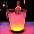 Ice Bucket,Ice Bucket with Lid and Ice Tongs,Ice Bucket,Party Ice Buckets Large Drinks Bucket Containers Ice Bucket with Discoloration Ice Bucket Wine Cooler Colors Changing Champagne Wine B