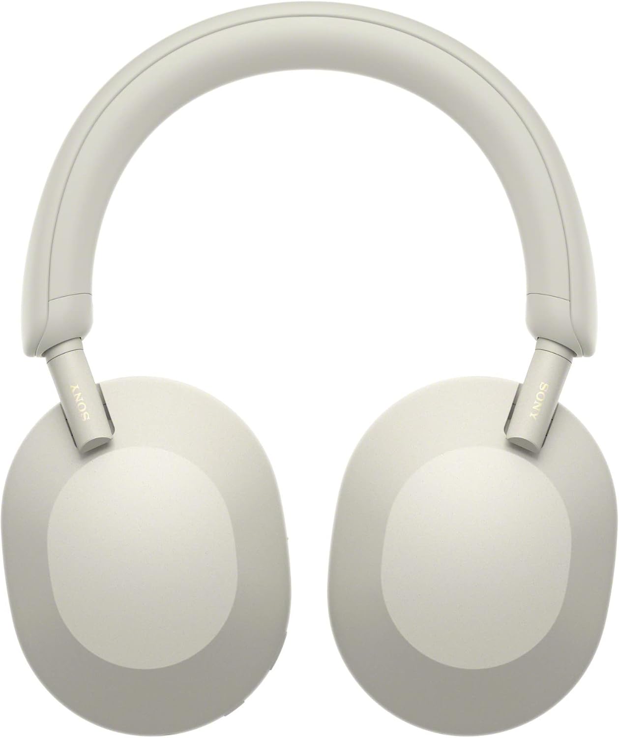 Sony WH-1000XM5 Wireless Noise Canceling Over-Ear Headphones (Silver) Bundle with Bluetooth Audio Transmitter (2 Items)