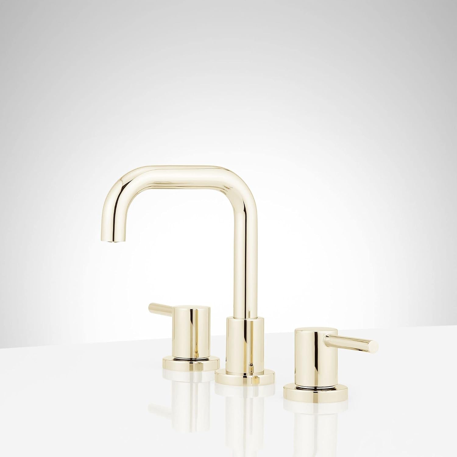Signature Hardware 483889 Lexia 1.2 GPM Widespread Bathroom Faucet with Pop-Up Drain Assembly