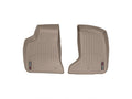 WeatherTech Custom Fit FloorLiners for Chrysler 300, Challenger, Charger - 1st Row (454251), Tan