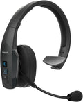 BlueParrott B450-XT Mono Bluetooth Wireless Headphones 96% Noise Canceling Over Head Trucker Headset with Mic, All Day Comfort Padded Headband, Extended Wireless Range, 24 hrs. Talk Time, Black