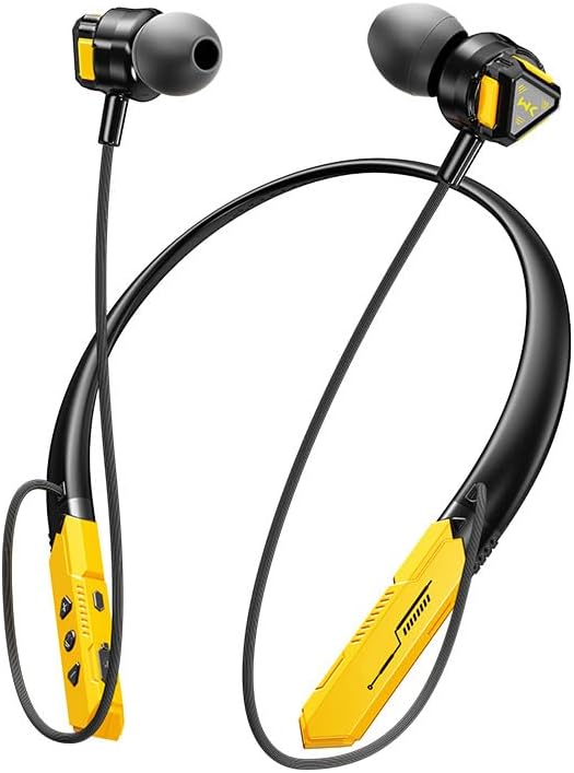 Wireless Bluetooth Earbuds Neckband Headphones Magnetic Ear Bud,IPX5 Waterproof Support,60 Hrs HD Talktime for Working Workout