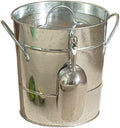Ice Buckets 3.5 Liter Double Wall Ice Bucket Insulated Ice Buckets with Lid and Scoop Thickened metal Ice Buckets , Party Beverage Tub for Home Kitchen Parties Cocktail Bar Ice Bucket Kits ( Color : S