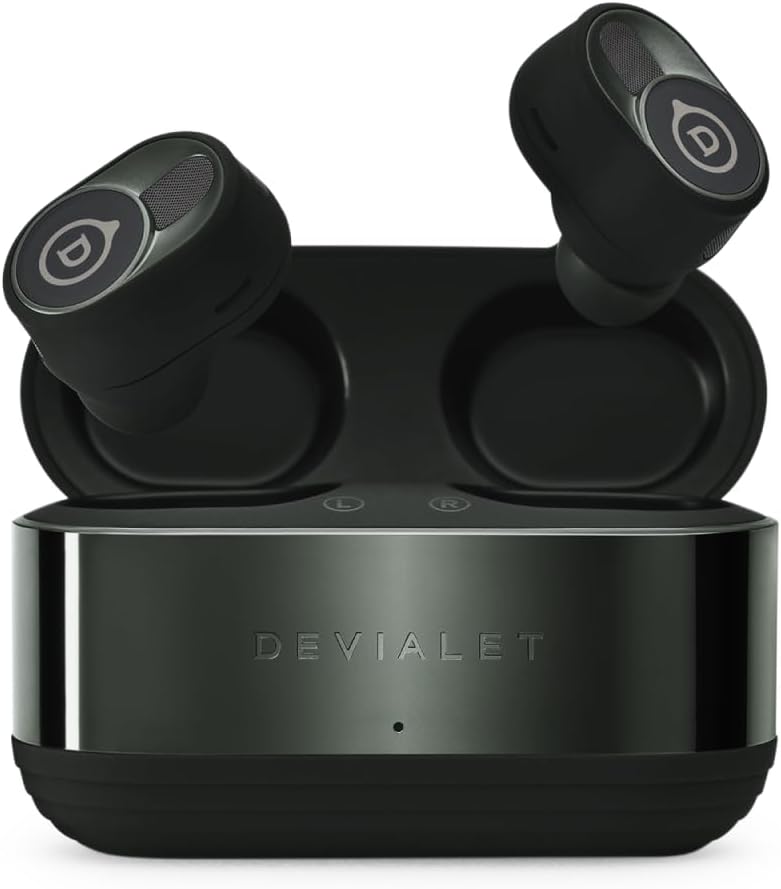 Devialet Gemini II True Wireless Earbuds - Deep Forest - Audiophiles - Daily Music & Commute - Pristine Audio Fidelity Sound Clarity and Effective Noise Cancellation.