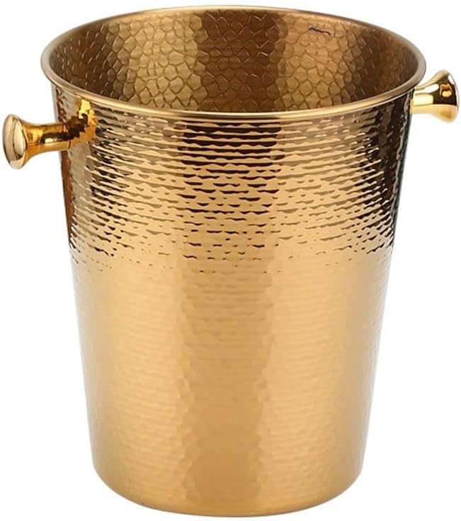 Ice Bucket Ice Bucket for Freezer Creative Ice Bucket Champagne Bucket Home Metal Bar Ktv Ice Bucket Red Wine Bucket Ice Bucket Ice Buckets Party Cooler Drink Cooler(A,B)