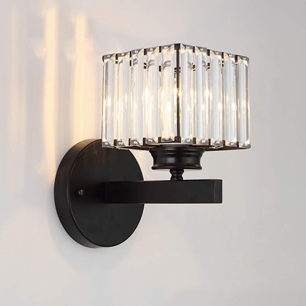 Bathroom Side Wall Light Fixtures Square Black ing Antiqued Mid Century Modern Sconce Bedside Mount Lamp for Bedroom Living Room Hallway Entry Farmhouse/K