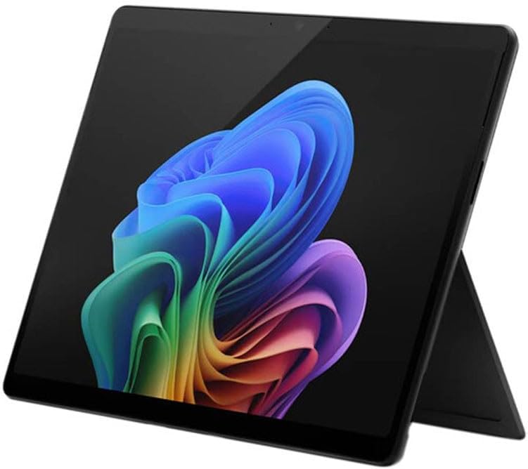 Microsoft Surface Pro for Business 2-n-1 Laptop/Tablet (2025) Windows 11 Pro Copilot+ PC, 13' Touchscreen Display, Intel Core Ultra 7 (Series 2), 16GB RAM, 256GB SSD Storage, Black