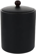 Ice Buckets 1PC Stainless Steel Ice Bucket Thickened Champagne Bucket Red Wine Bucket Beer Bucket Home Ice Bucket Small Bucket for Bar Party Hotel Ice Bucket Kits (Color : Black)