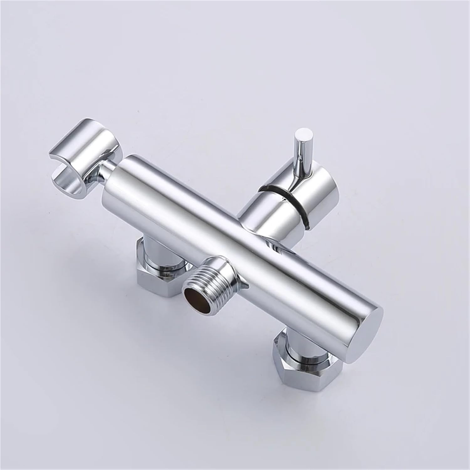 Bidet Cleaning Sprayer Set Solid Brass Valve and Body and Toilet Fixture Bathroom Hot and Cold with Hose-Sprayer Only