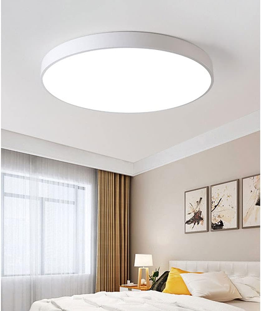 Bathroom Black Flush Ceiling Lights Minimalist Chandeliers Ceiling Light Wrought Iron Creative Circle Ceiling Lamp Slim Flat Ceiling Lights Fixture for Closets Bedroom Stairwells Porch