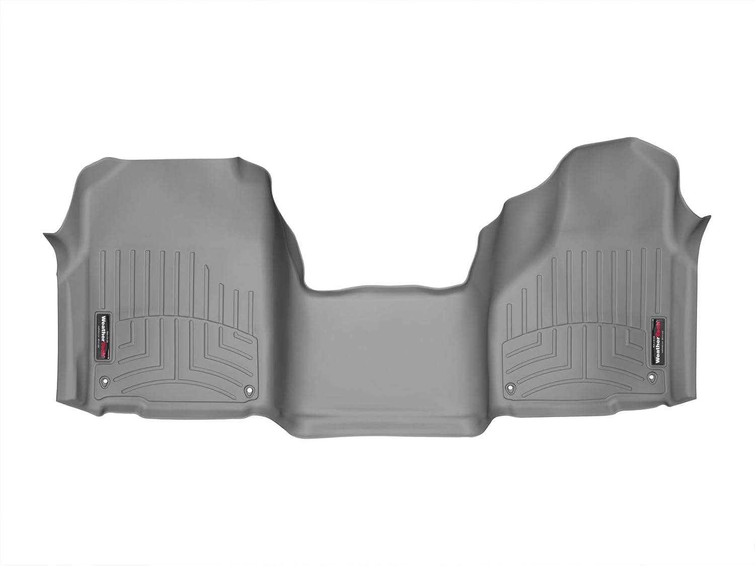 Weathertech Custom Fit FloorLiners for RAM Ram 1500 Classic, Ram 2500/3500, Ram 2500/3500-1st Row - Over The Hump (464641), Grey
