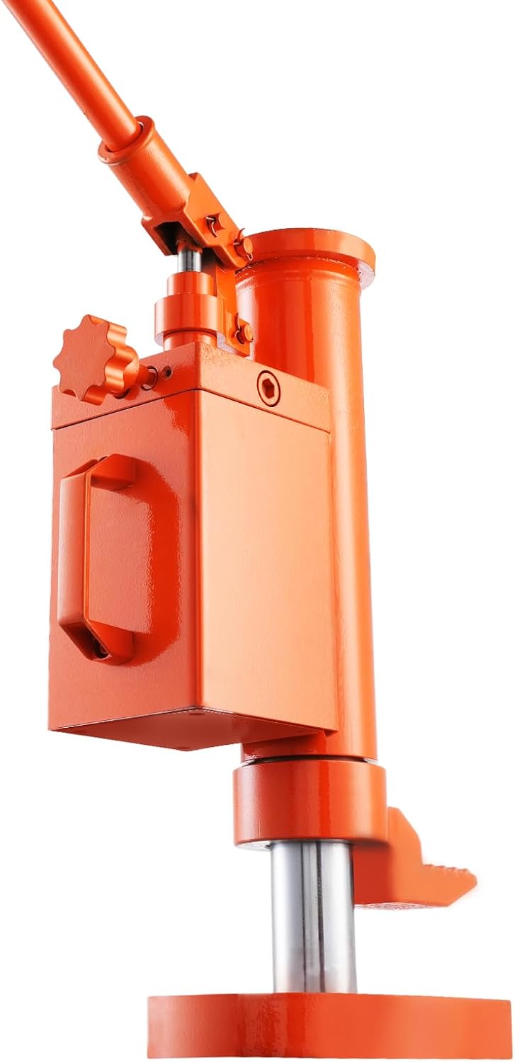 VEVOR Hydraulic Toe Jack, 5 Ton On Toe Toe Jack Lift, 10 Ton On Top Lift Capacity Machine Jack, 1.0-9.1 in Toe Height, 14.6-22.4 in Top Height, 360° Rotatable Claw Jack for Machinery, Industry