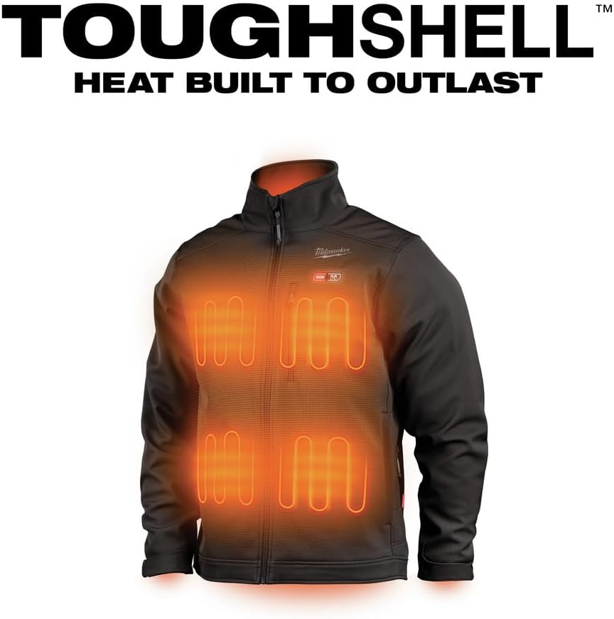 Milwaukee Electric - M12 Heated TOUGHSHELL Jacket - Black XL Jacket ONL