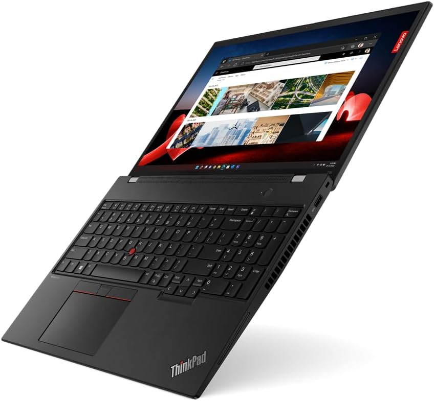 Lenovo ThinkPad T16 Business Laptop (16' FHD+ Anti-glare, 10-Core i7-1355U, 32GB DDR5 RAM, 1TB SSD), Fingerprint, Webcam w/Shutter, 2x Thunderbolt 4, Ethernet, Wi-Fi 6E, Win 11 Pro w/ AI Copilot