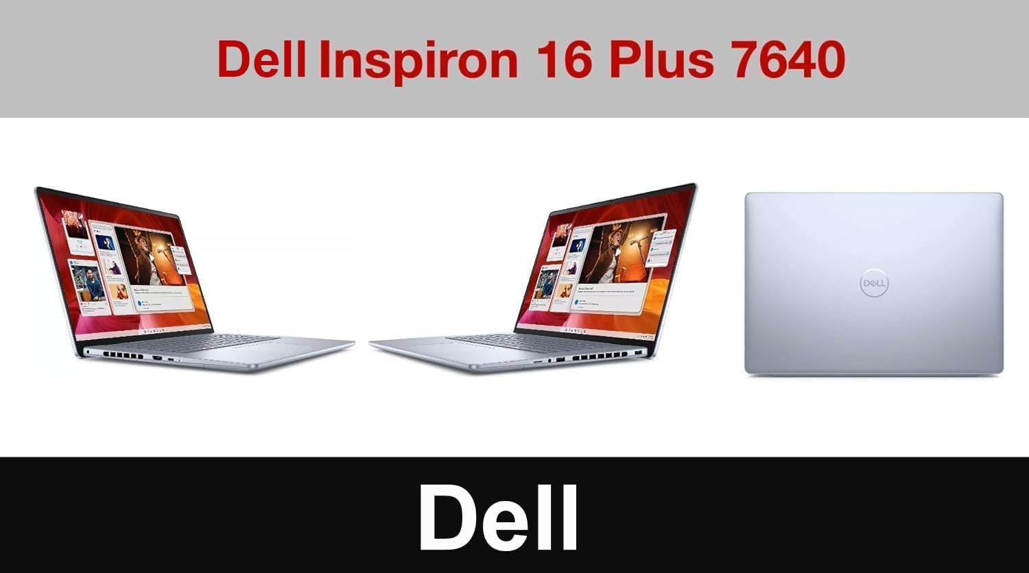 Dell Inspiron 16 Plus 7640 AI Powered Laptop 16.0' IPS WQXGA Display (Intel Ultra 9-185H, 16GB LPDDR5X, 512GB SSD, Intel Arc, Backlit KB, Fingerprint, Win 11 Home)