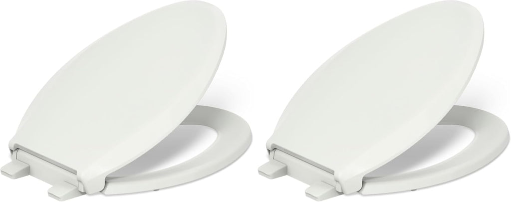 KOHLER CACHET® Nightlight Soft Close Toilet Seat Elongated, ReadyLatch®, Grip-Tight Hardware, Dune (Pack of 2)