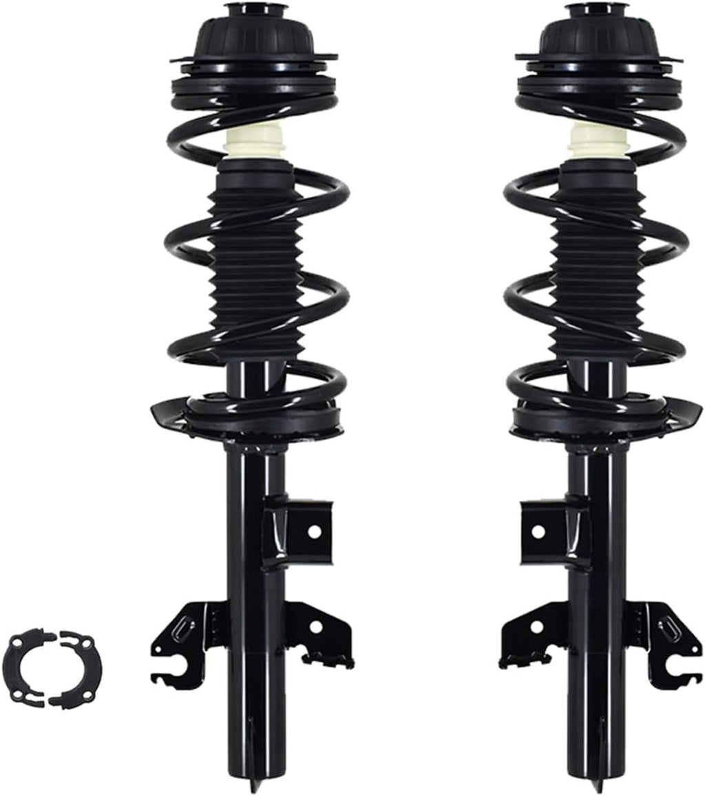 PM Auto Pair of 2 Front Left-Right Quick Complete Strut-Coil Spring Compatible With 2014-2023 Jeep Cherokee Trailhawk