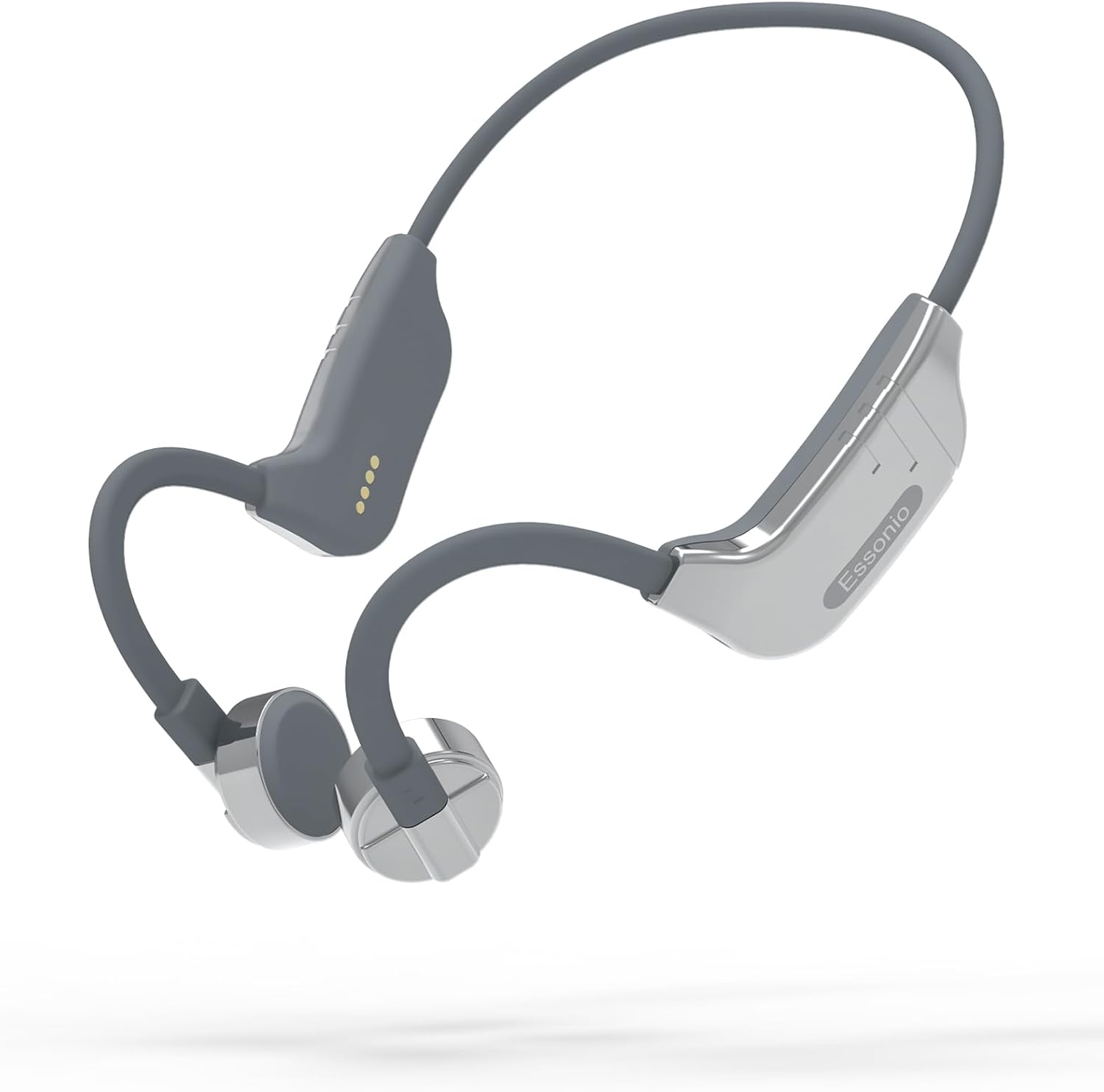K9 Pro 3-in-1 Bone Conduction Headphones, Open Ear Bluetooth Sports Headset with Detachable Ear Tips, Waterproof MP3 Headphones with AI Voice Control, Noise Cancelling Mic for Swimming Running Gym