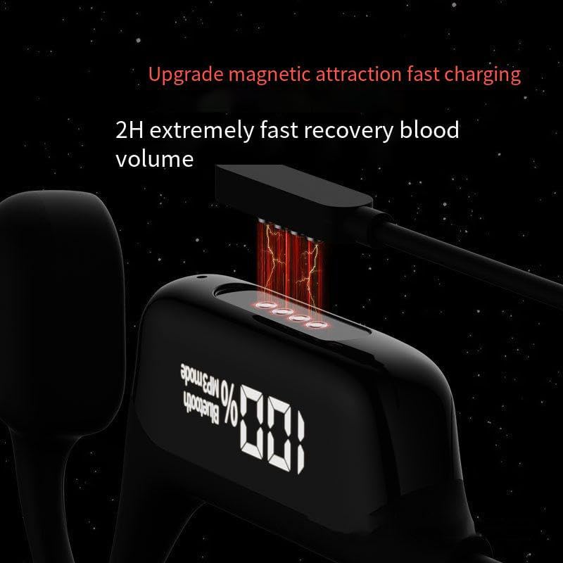 IPX8 Waterproof Swimming Headphones Bone Conduction Earbuds Built in 32G Memory Open Ear Headphones Wireless Bluetooth 5.4 with Mic,Single Battery Life 10H Sport Earphones for Running,Cycling,Black