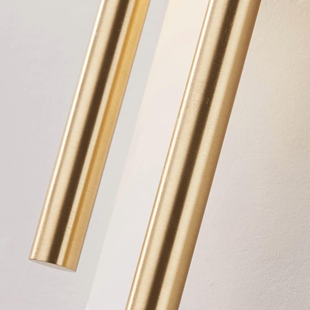 Wall Sconces Nordic Wrought Iron Wall Sconce Modern Minimalist Art Wall Light Wall Mounted Lighting Fixture for Bedroom Bathroom Villa Balcony Decoration Modern Wall Light Fixture(Warm Light,S-Gold)