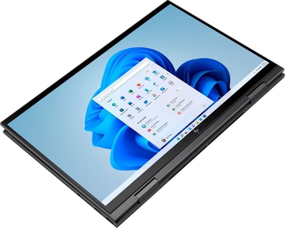 HP Envy X360 2-in-1 15.6 Inch FHD Touchscreen Laptop, AMD Six-Core Ryzen 5 5500U (Beat i7-7500U), 12GB RAM, 512GB PCIe SSD, Backlit Keyboard, Fingerprint Reader, Windows 10