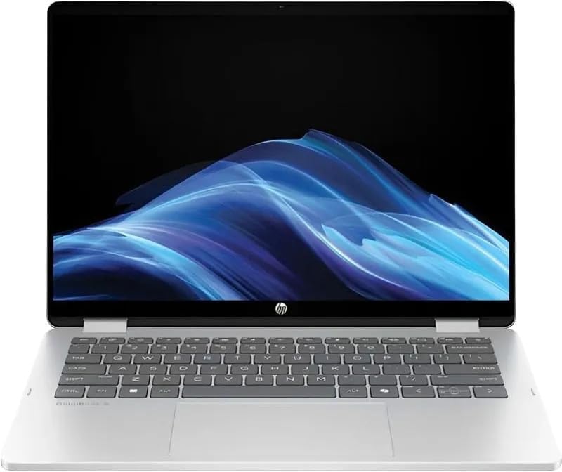 HP 2025 OmniBook 5 Flip 2-in-1 14' WUXGA IPS Touchscreen Laptop 10-Core Intel Core 5 120U 8GB LPDDR5 4TB NVMe SSD USB-C w/DP WiFi AX BT Webcam HDMI2.1 Backlit KB Windows 11 Home w/RE USB