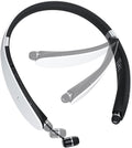 Wireless Bluetooth Neckband Headphones Retractable Earbuds CVC6.0 Noise Cancelling Bluetooth Headset Wireless Ear Buds Neckband with Mic,9D Deep Bass, 18H Overall Endurance,Sports for Sport,White