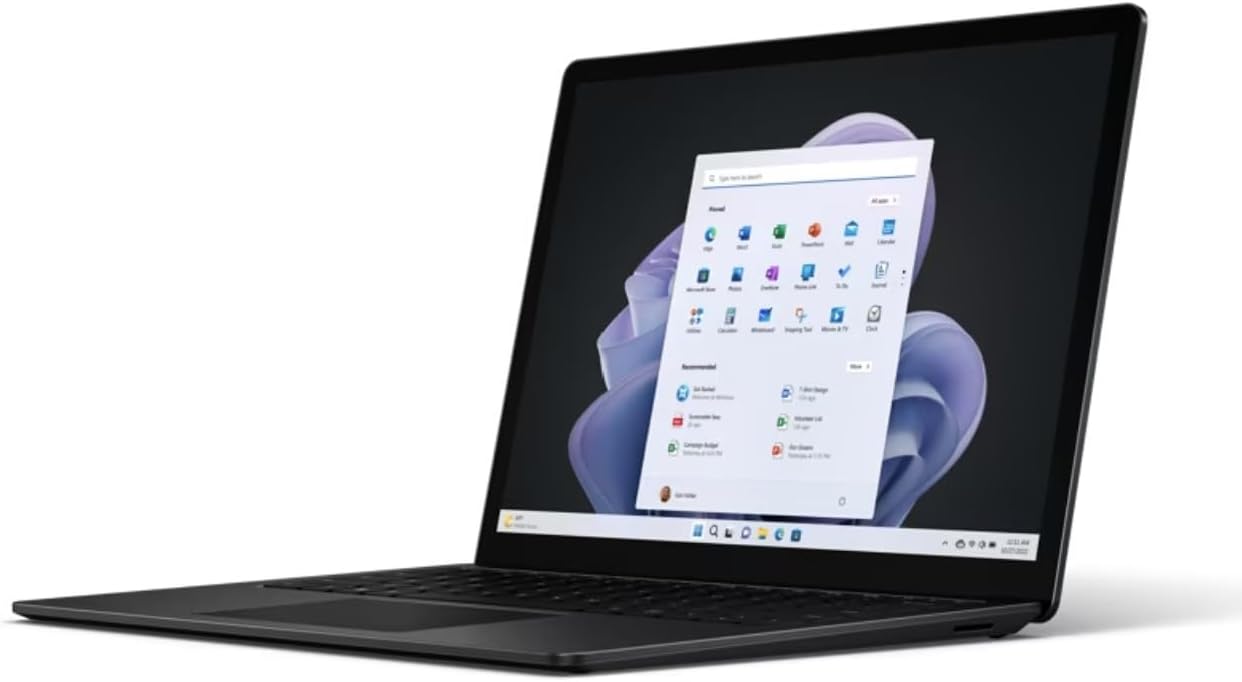 Microsoft Surface Laptop 5 15' Touchscreen Notebook - 2496 x 1664 - Intel Core i7 12th Gen i7-1265U - Intel Evo Platform - 32 GB Total RAM - 1 TB SSD - Matte Black