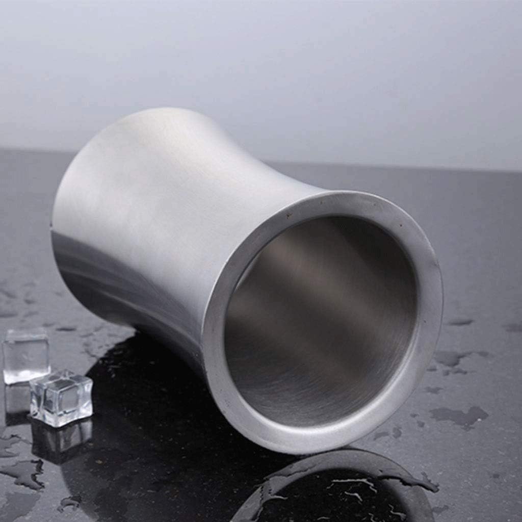 ice bucket, Ice Bucket Thick Stainless Steel Ice Bucket Champagne Bucket Ice Bucket Wine Red Beer Ice Bar Hotel Insulation Ice