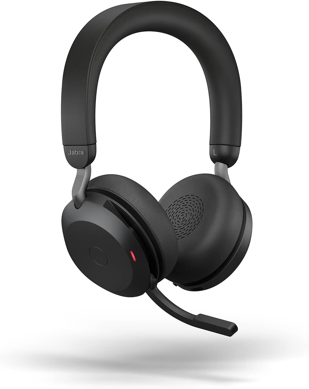 Jabra Evolve2 75 PC Wireless Headset with 8-Microphone Technology - Dual Foam Stereo Headphones with Advanced Active Noise Cancelling, USB-A Bluetooth Adapter and MS Teams-Compatibility - Black